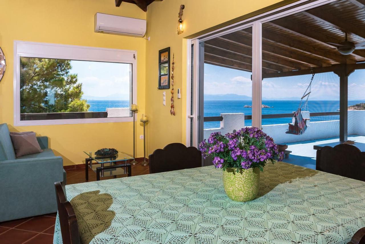 Villa Saronic Seafront à Salamine Extérieur photo